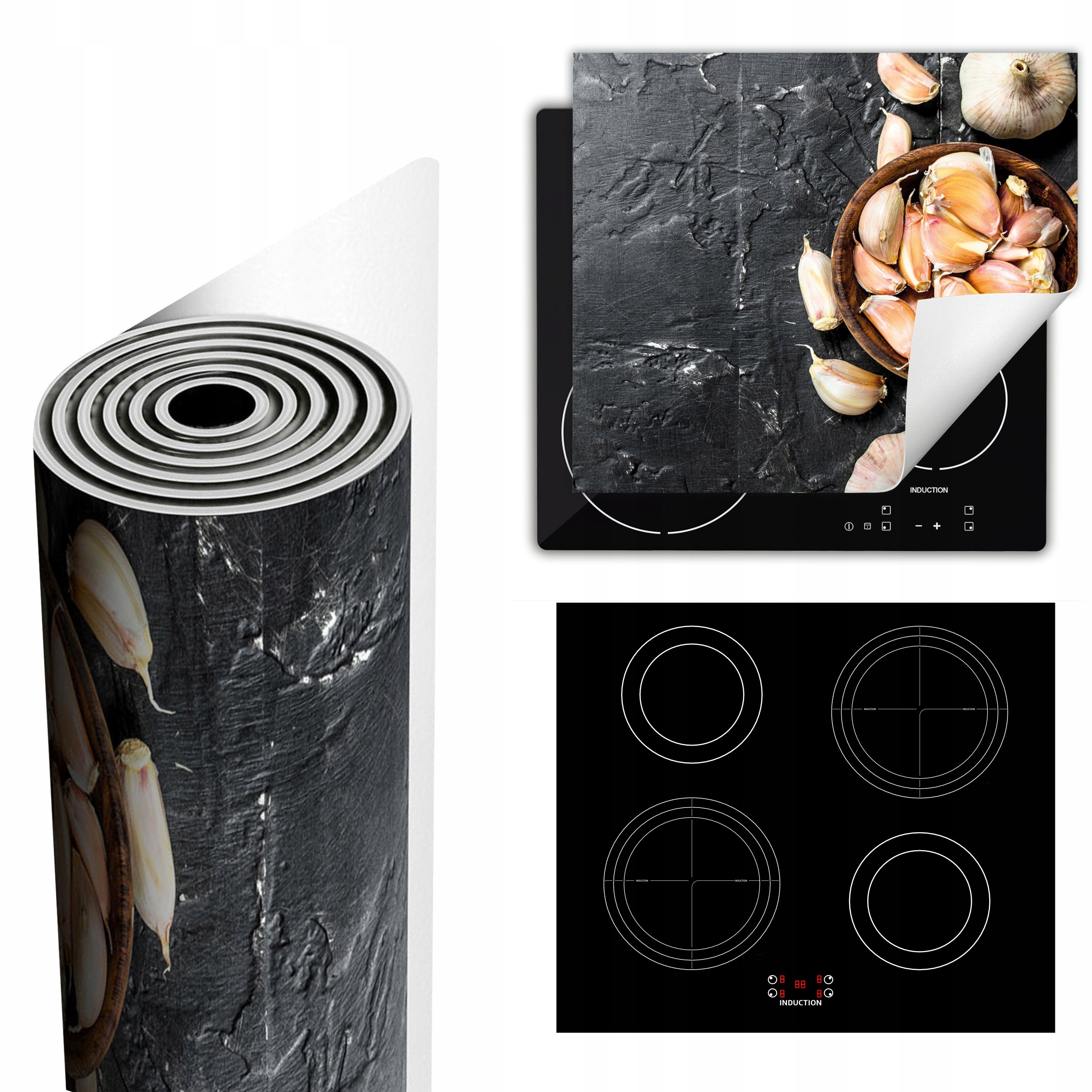 Ochranná Podložka Na Sporák Má Více Místa 60x52 česnek