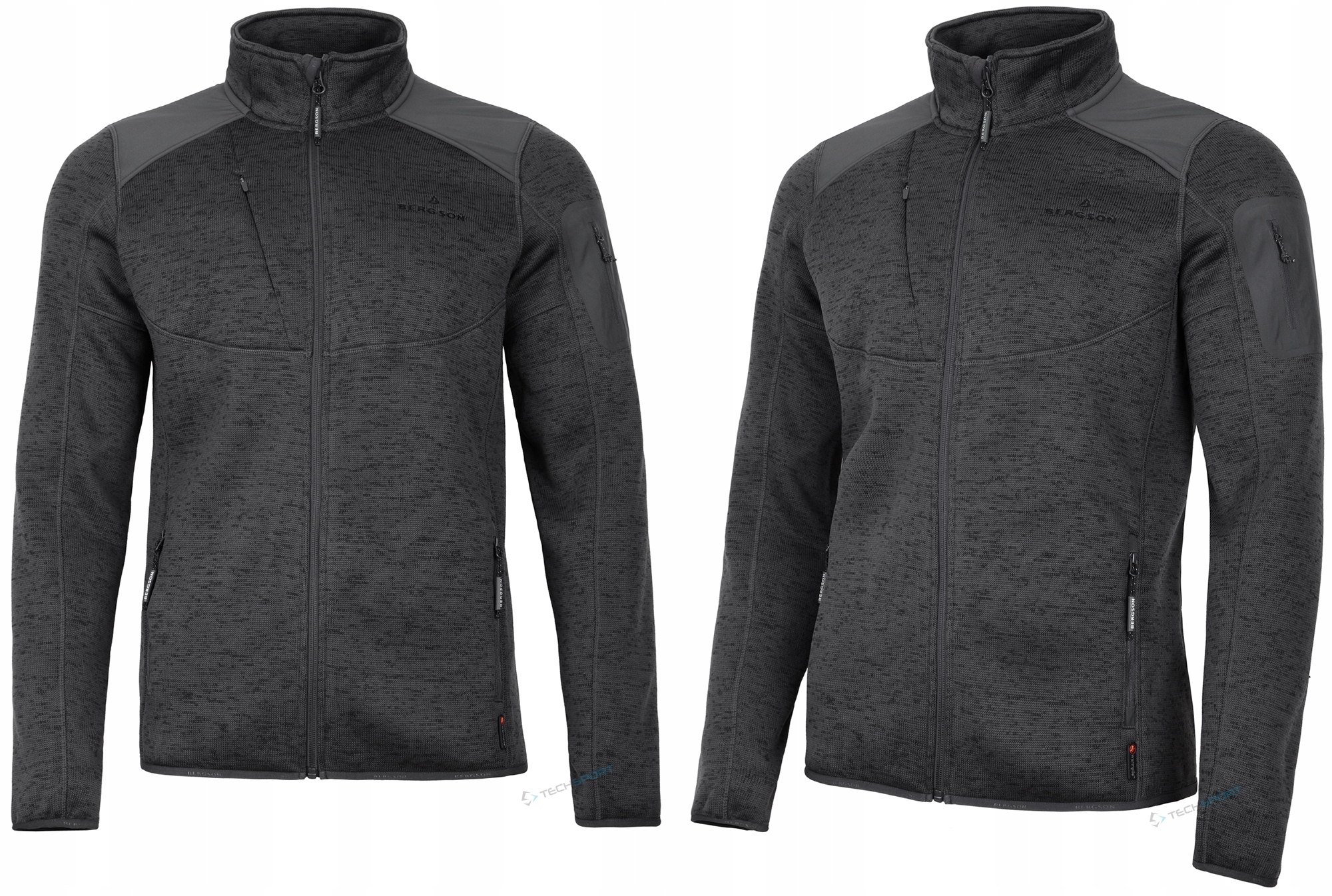 Bergson Luno vel. Technická Mikina Fleecová Mikina L