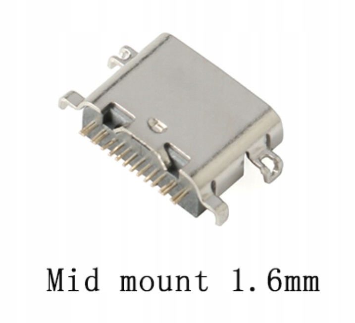 GNIAZDO USB C 3.1 16-PIN SMD 1,6m SMARTFON TELEFON Marka Inna