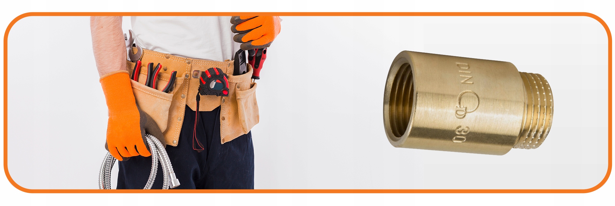 PRZEDŁUŻKA GW GZ 1/2" DN15 40mm ZŁĄCZKA MOSIĘŻNA DIAMOND Długość 0.04 m