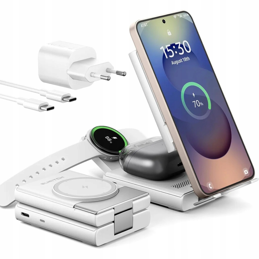 Suritch Nabíjačka pre telefón Samsung Galaxy Buds Watch 15W