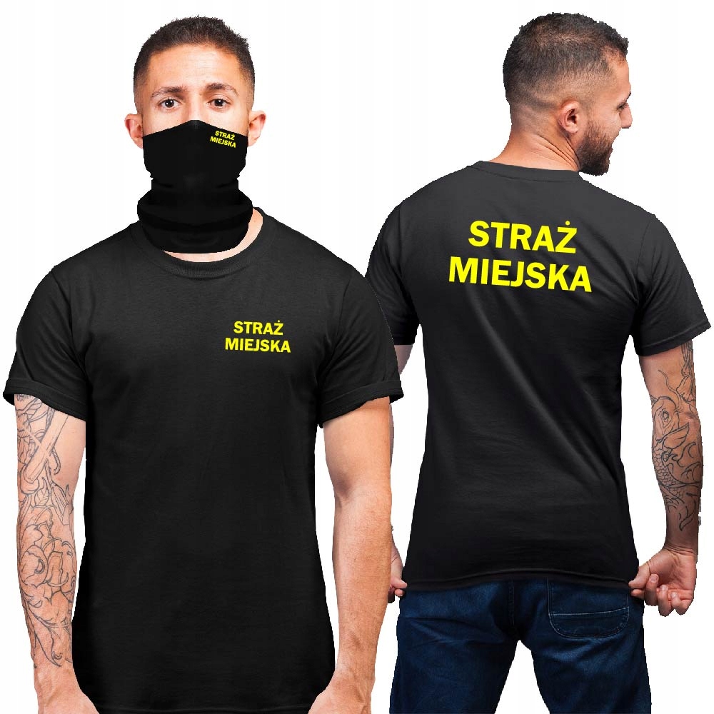 

Koszulka I Komin Z Nadrukiem Ochrona Straż Miejska