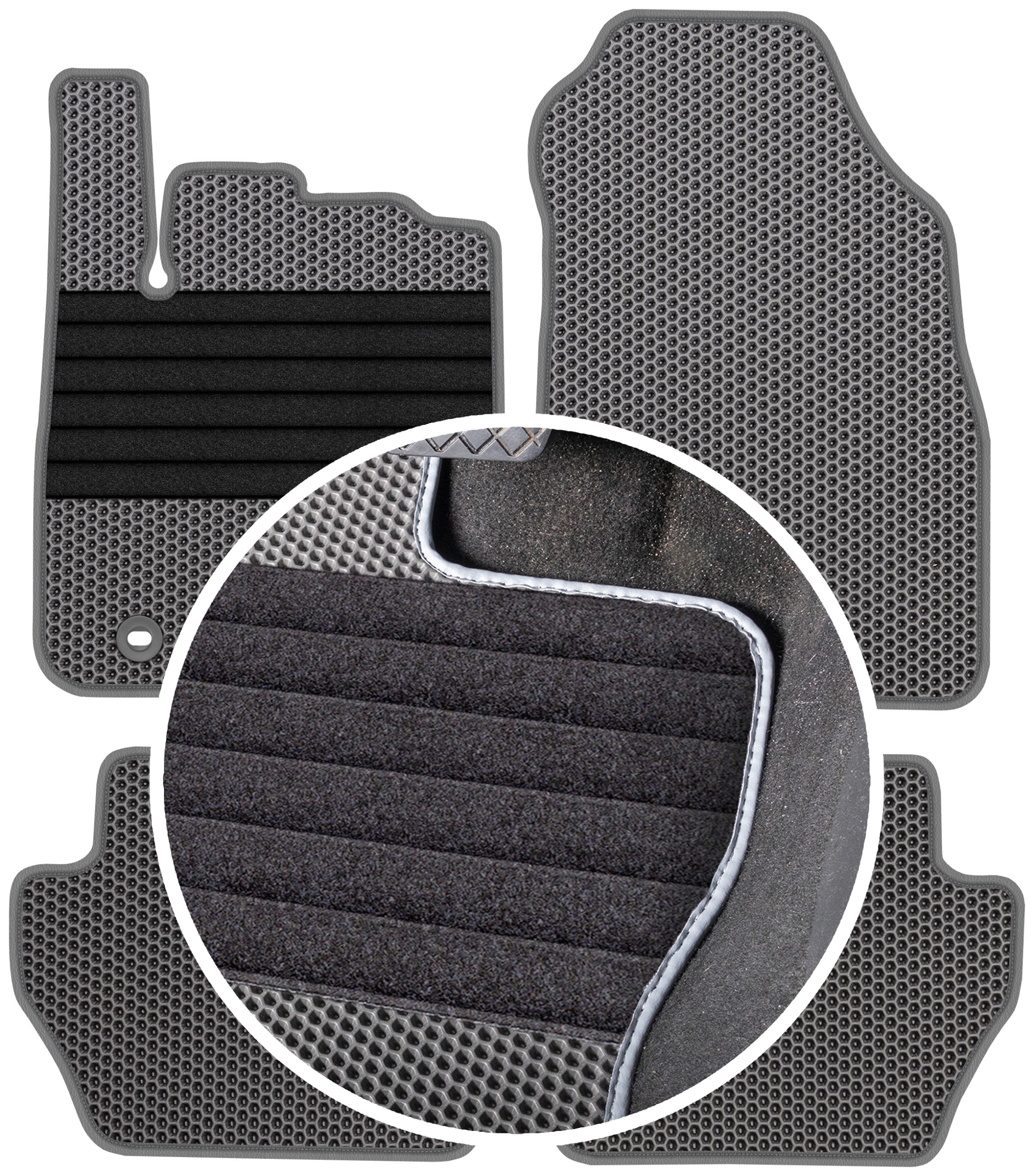 Ford Fiesta MK6 2008-2011 Gumové stierače do auta Eva
