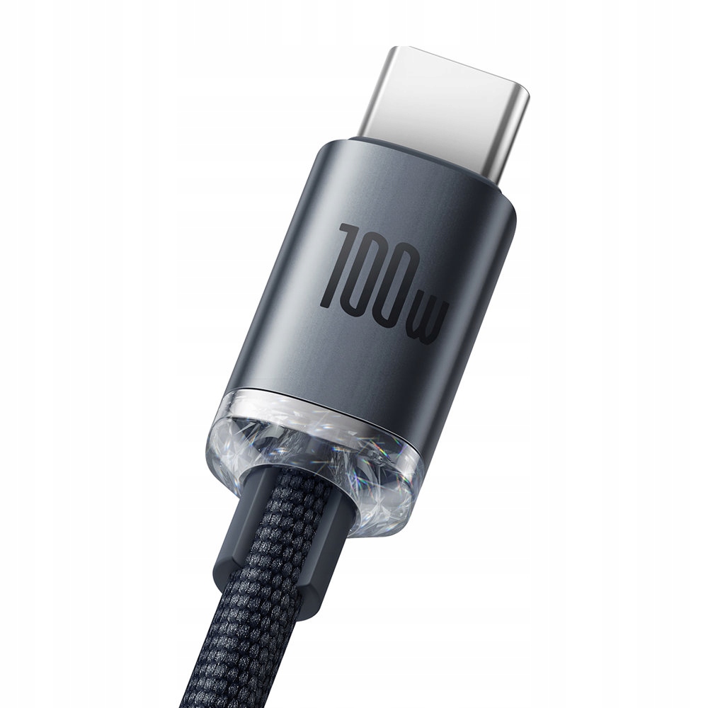 SZYBKI KABEL USB / USB-C MOCNY PRZEWÓD DO TELEFONU KOMPUTERA 100W BASEUS 2m Marka Baseus