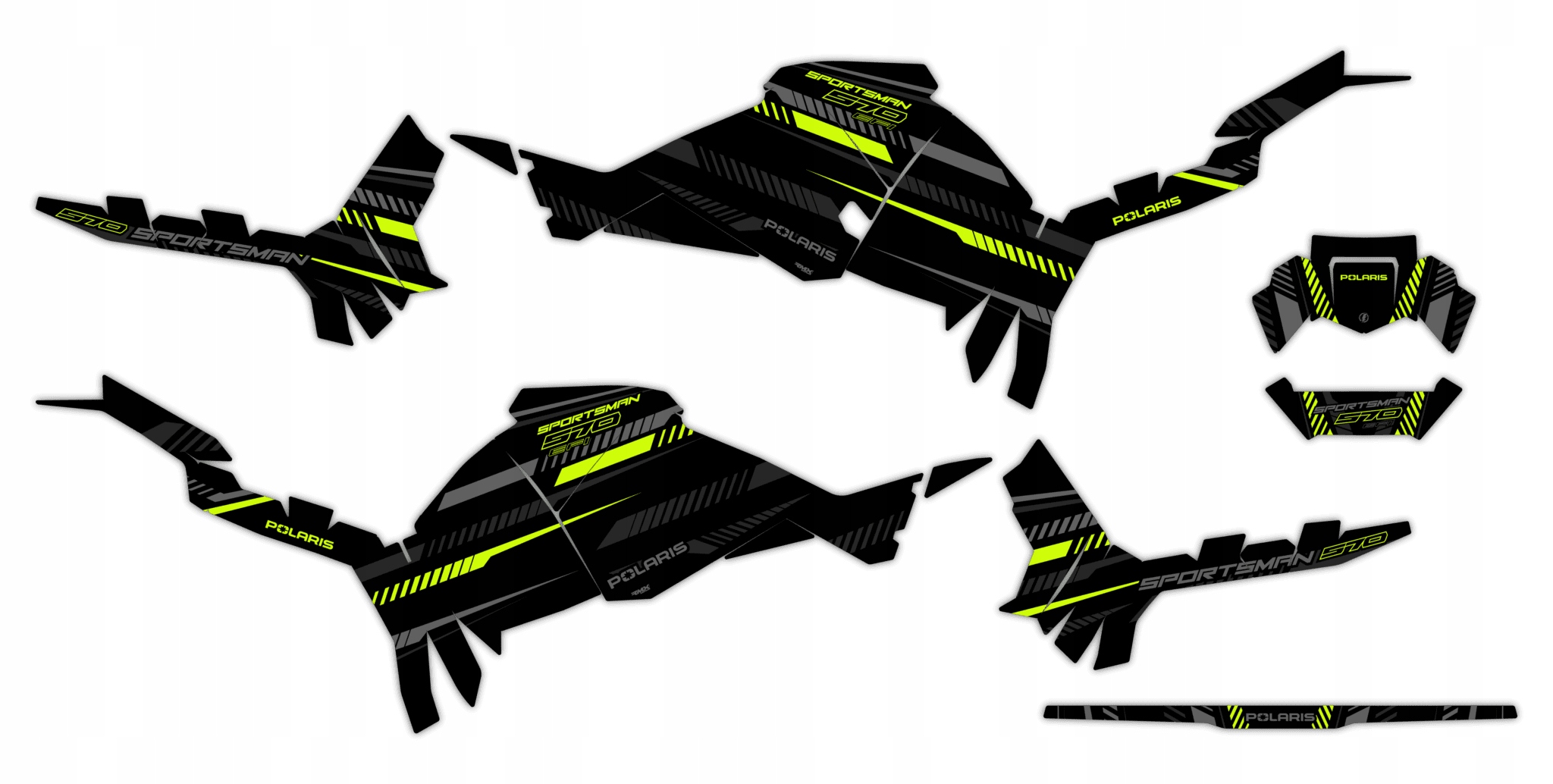 Dýha Samolepky Polaris Sportsman Touring 570 2025+ #6302985