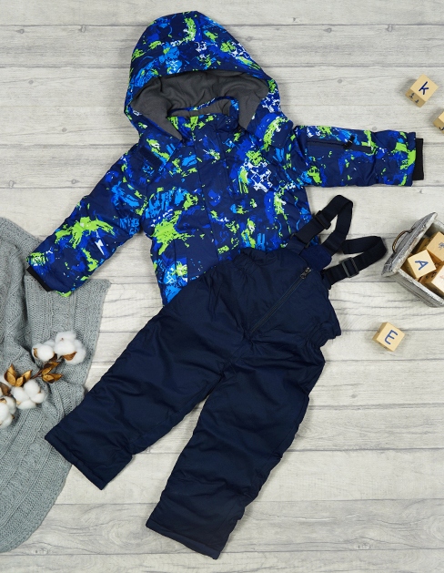 ZIMOWY KOMBINEZON dwuczęściowy ART granat r.128 Rodzaj zimowy