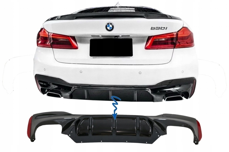 Dyfuzor zderzaka do BMW 5 G30 G31 17 M5 Design