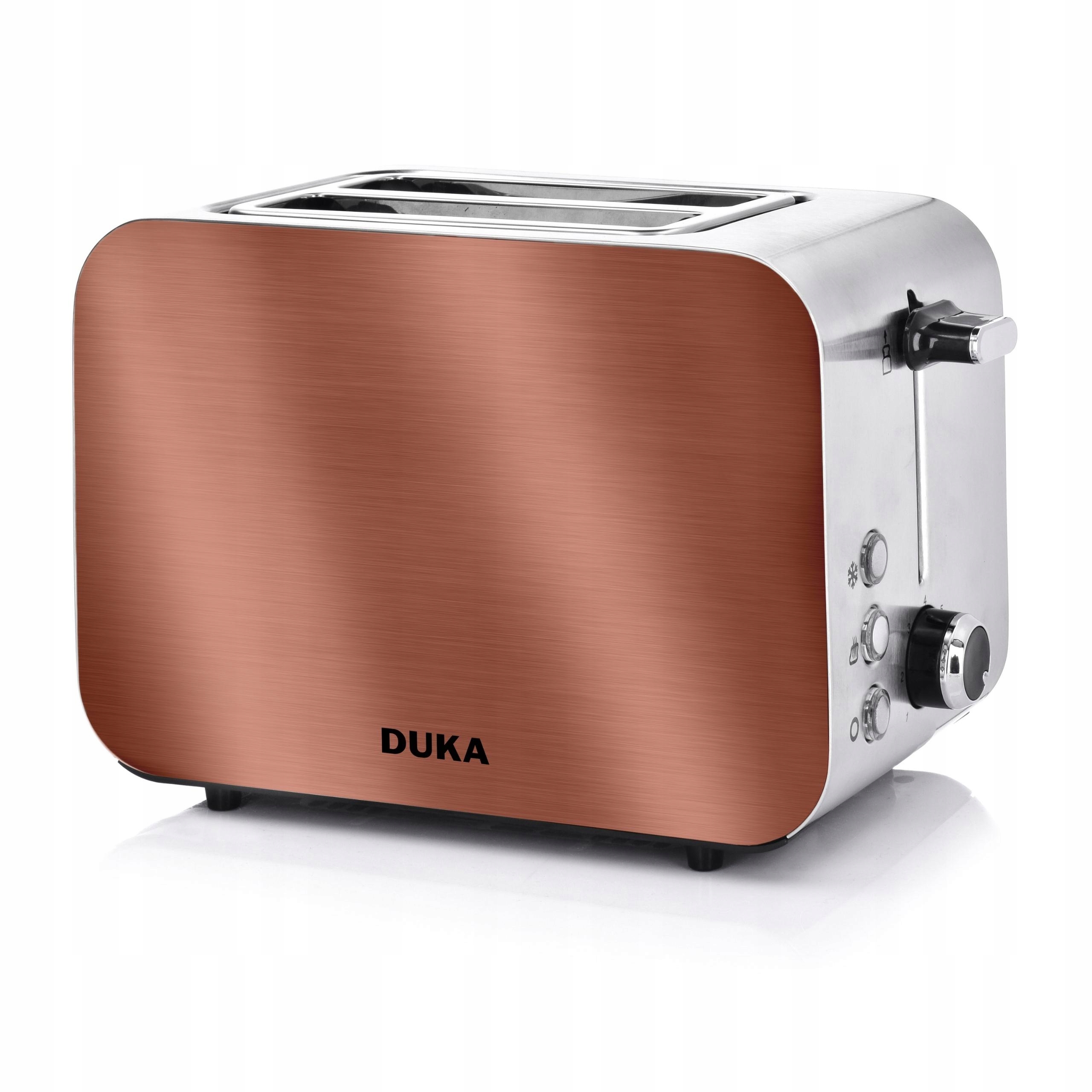 Toster dwukomorowy Duka Bosse Miedziany