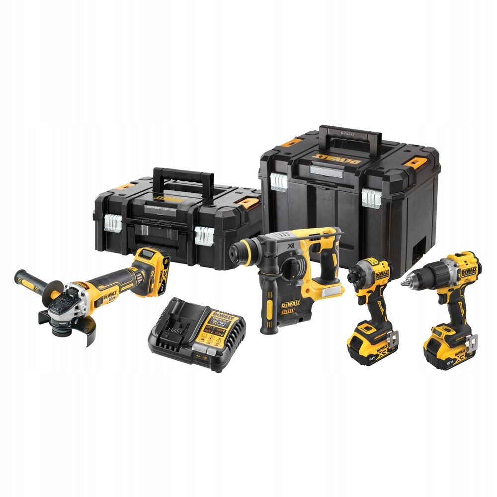 Zestaw Combo narzędzi akumulatorowych 18V 4 elementy DeWALT DCK429P3T-QW