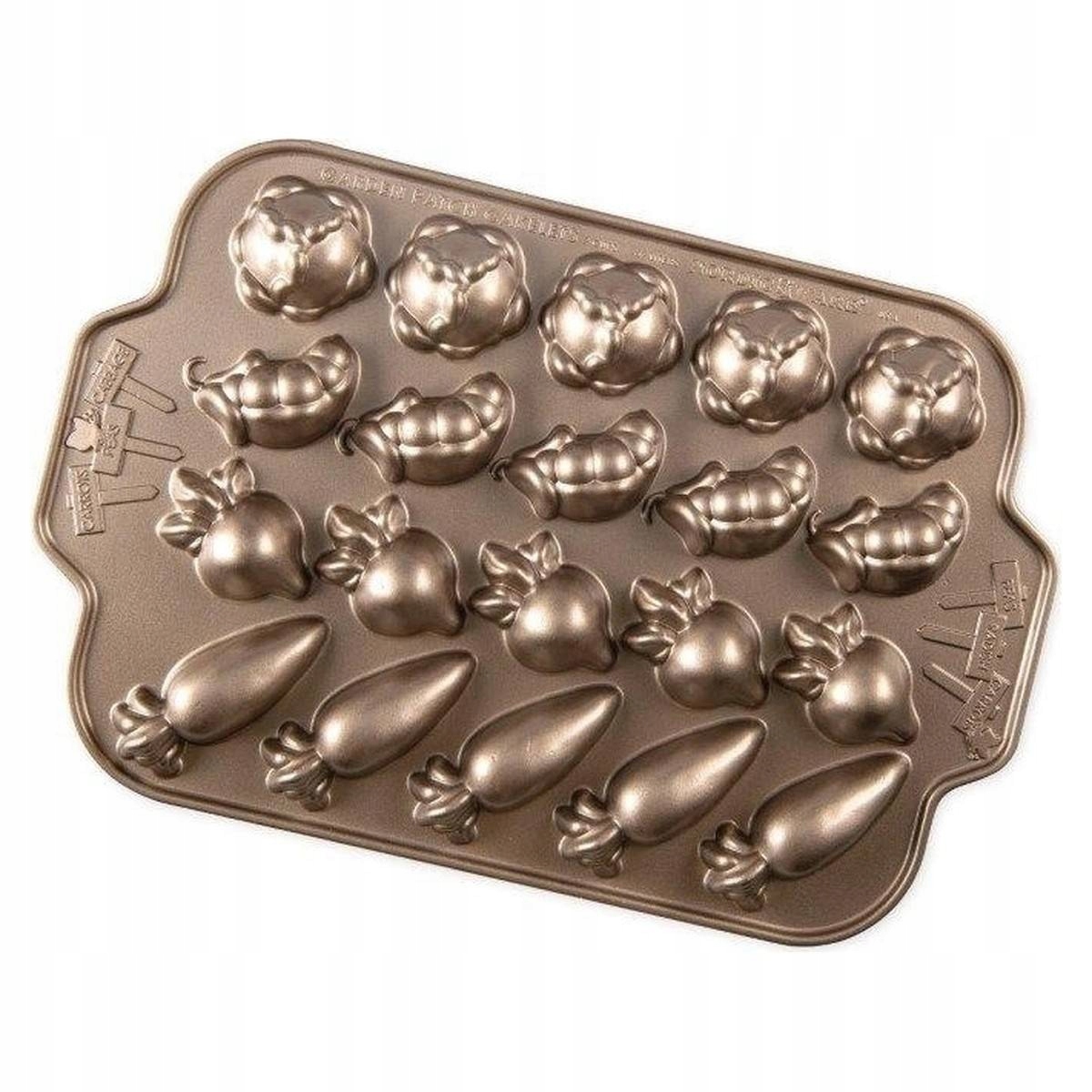 Forma na mini tortičky tvaru zeleniny, 0,47 l