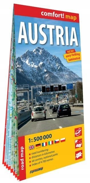 

Comfort! Map Austria 1:500 000