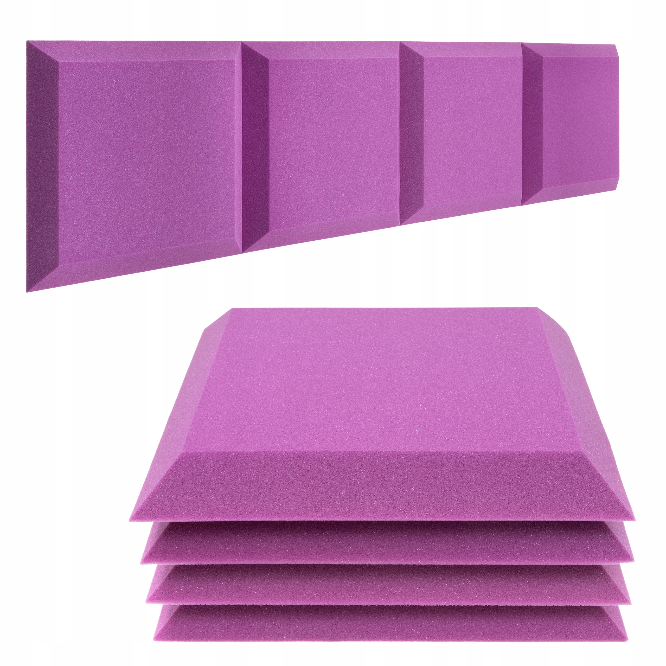 Akustické panely Trapez 50x50x5 cm zlepšují akustiku v interiéru domu