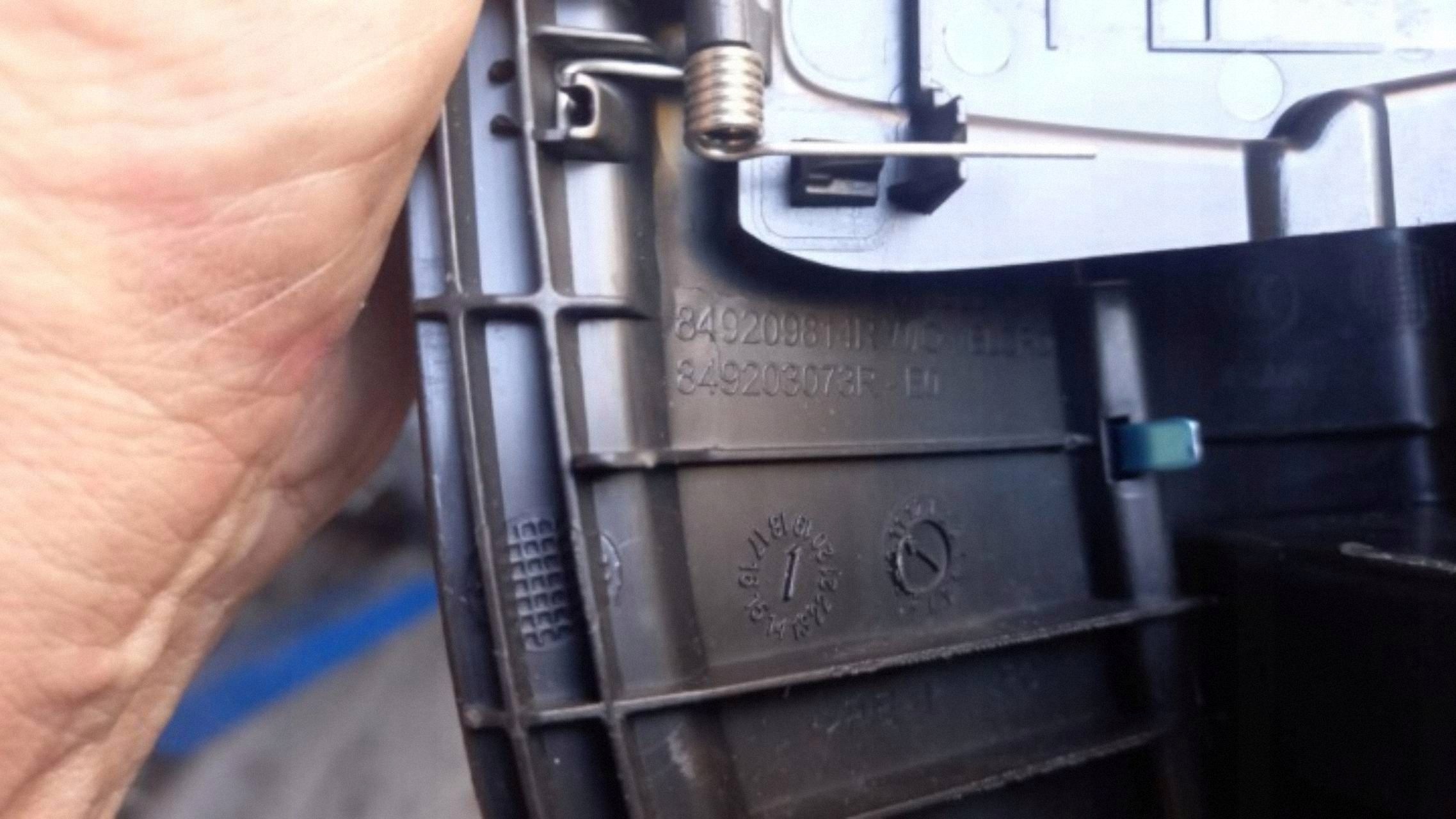 cap of the threshold boot Renault Espace V (RFC) 849209814R