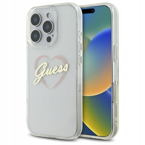 Pouzdro Guess Heart Pro Iphone 16 Pro Max Ochrana Tpu+pc