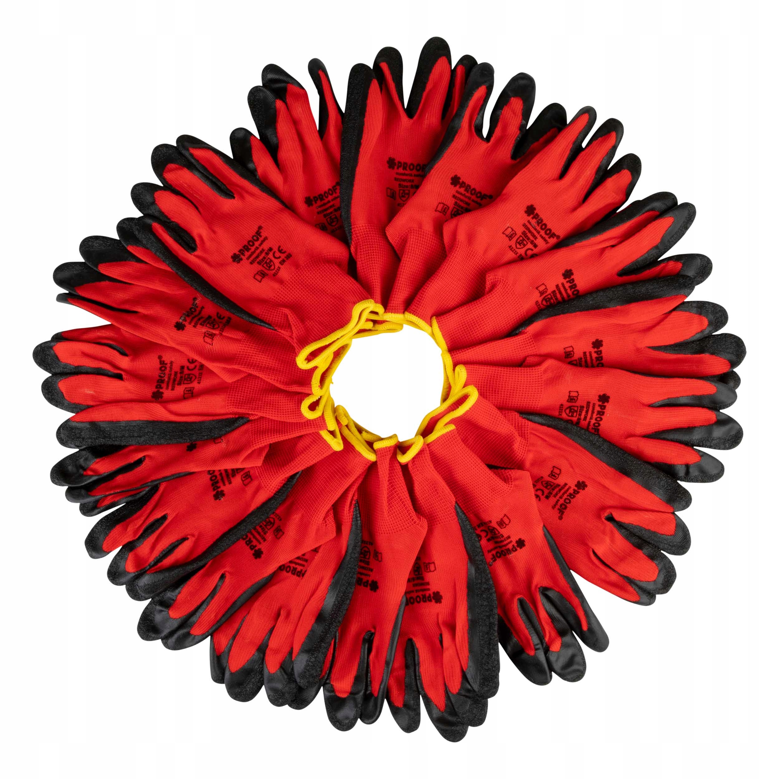 RĘKAWICE RĘKAWICZKI OCHRONNE ROBOCZE BHP BUDOWLANE LATEKSOWE ODPORNE ROZ. 8 Rodzaj rękawice