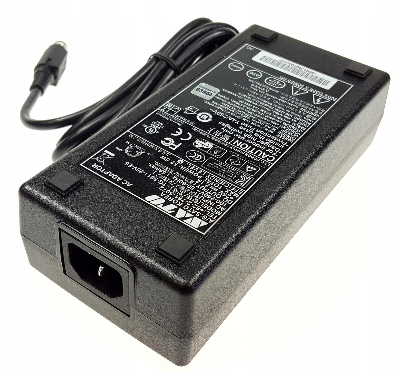 Napájecí adaptér pro tiskárnu štítků Sato TG-5011-25V-ES 25V 2,1A 52,5W