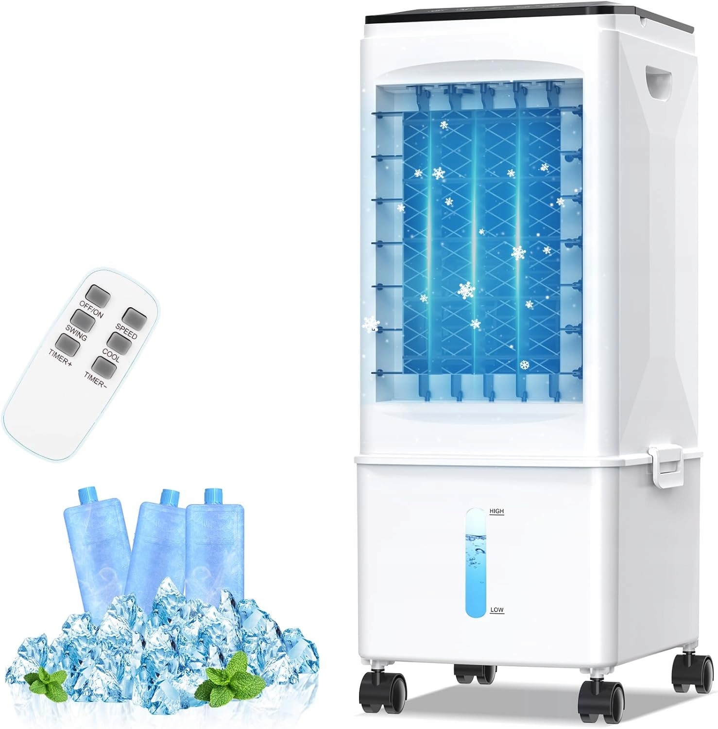 Klimatyzator przenośny 4w1 9,5L Eysddifr BW-102YF chłodzenie i nawilżanie