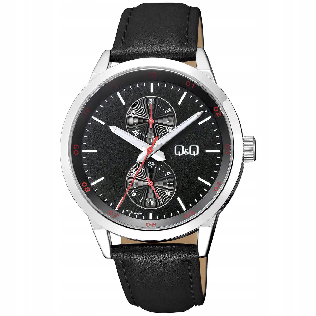 Pánské Hodinky Qq A11A-002P s černým řemínkem