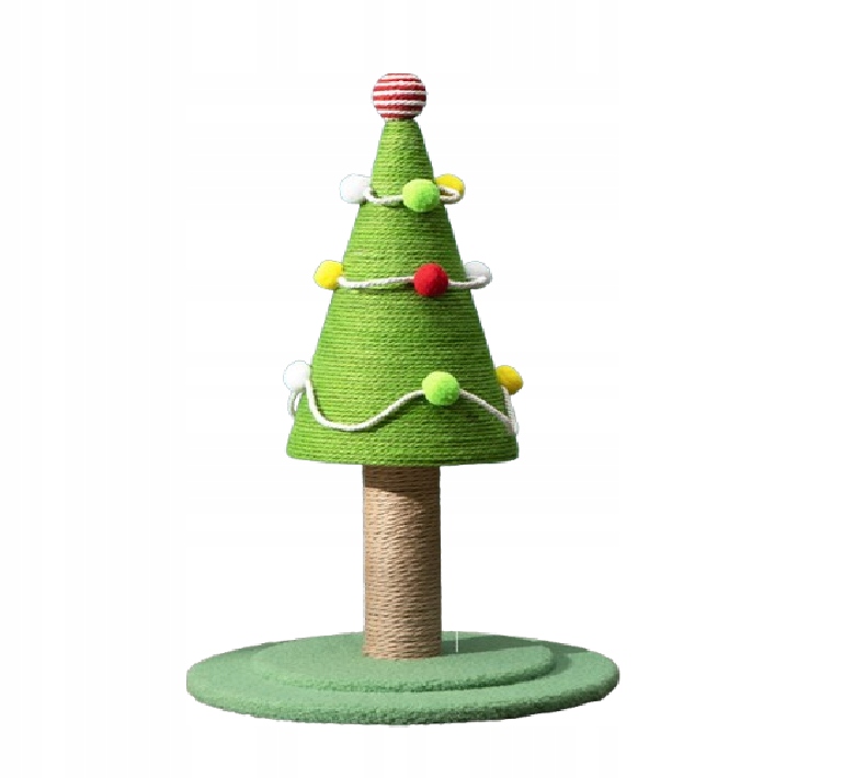 Levně Škrabadlo Vánoční Stromek Pro Kočky 60 CM