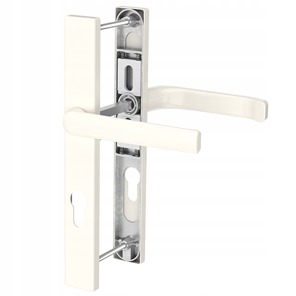 Dveřní klika pod roletu Saturn 32 Ral 9001 krémová, obdélníkový štítek L92