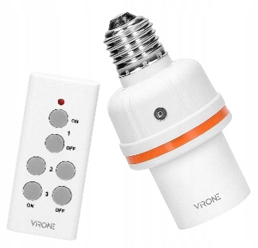 

Bezprzewodowe Gniazdo Żarówki Duży Gwint na Pilot