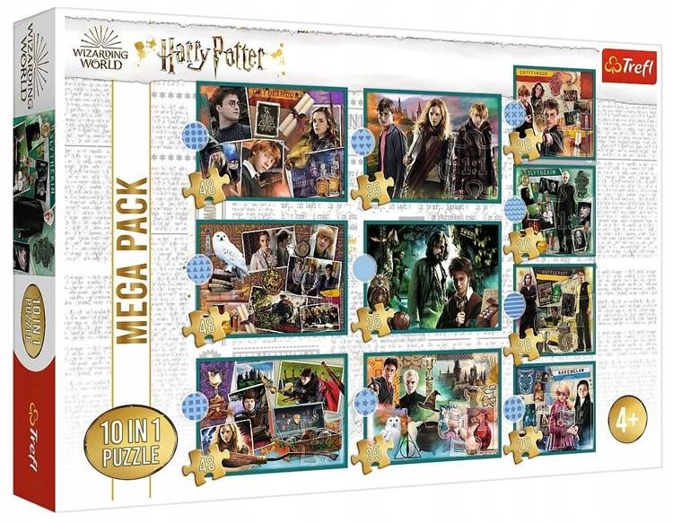 

Trefl Puzzle 10w1 W świecie Harrego Pottera 90392