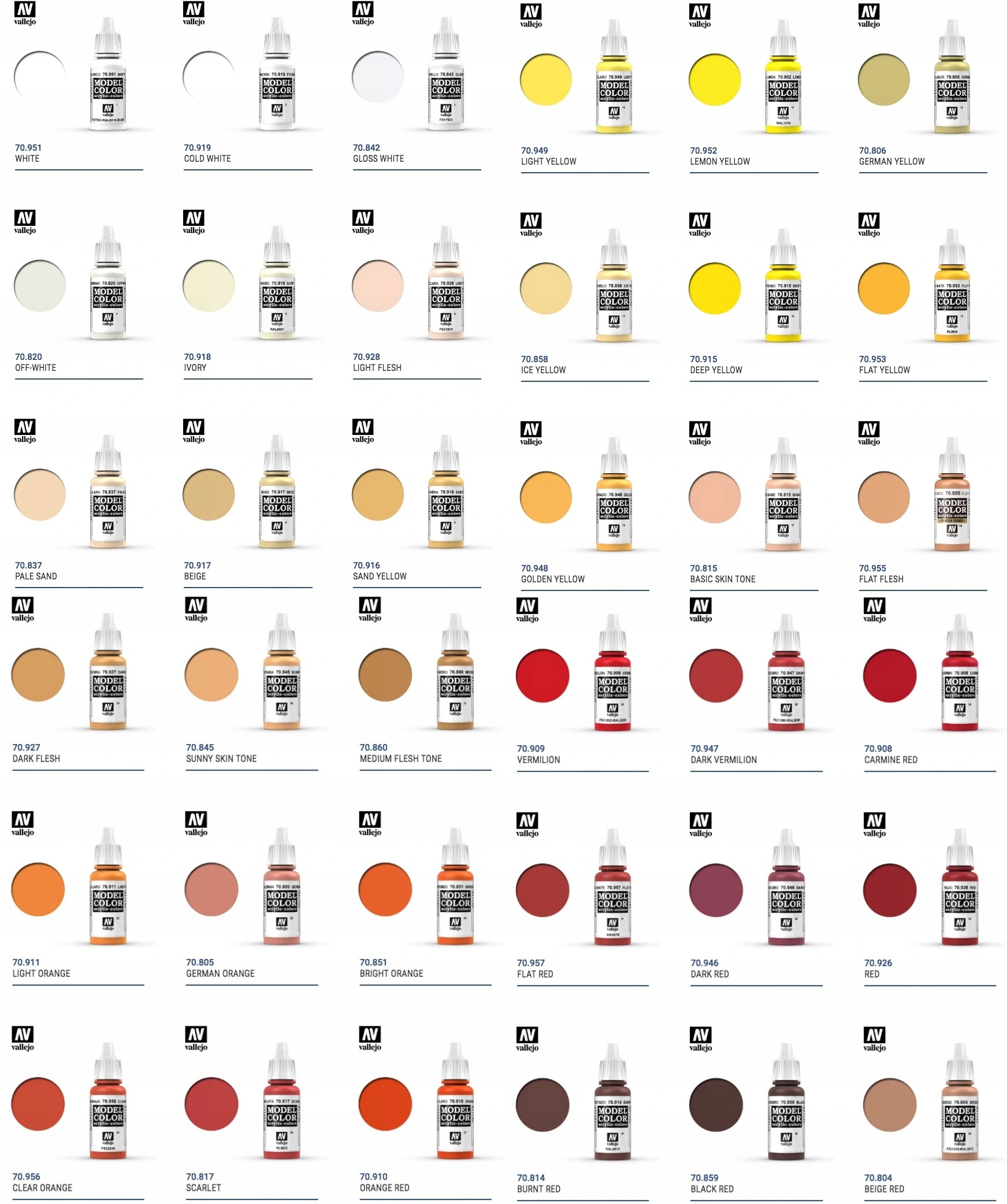 Farby Vallejo 'Model Color' - 70.917 Beige Rodzaj akrylowe