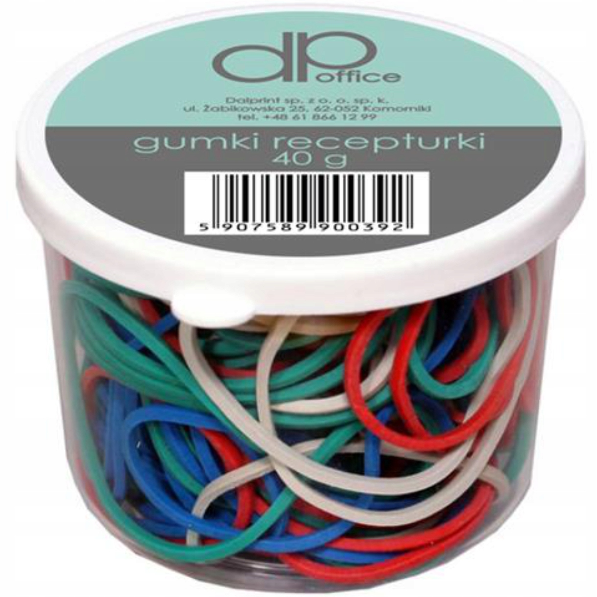 

Gumki Recepturki 40g W Zamykanym Pudełku