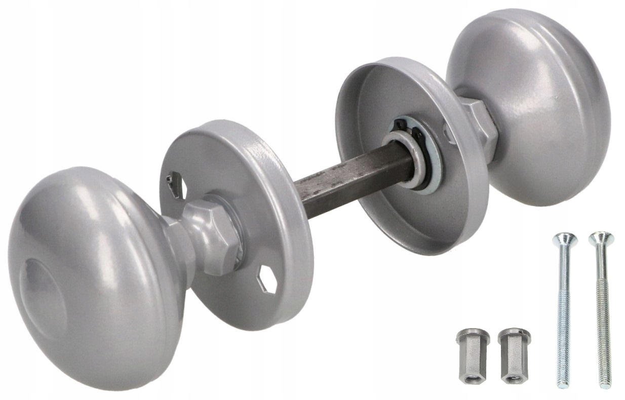 GAŁKO GAŁKA DRZWIOWA OBROTOWA OKRĄGŁY SZYLD FURTKI