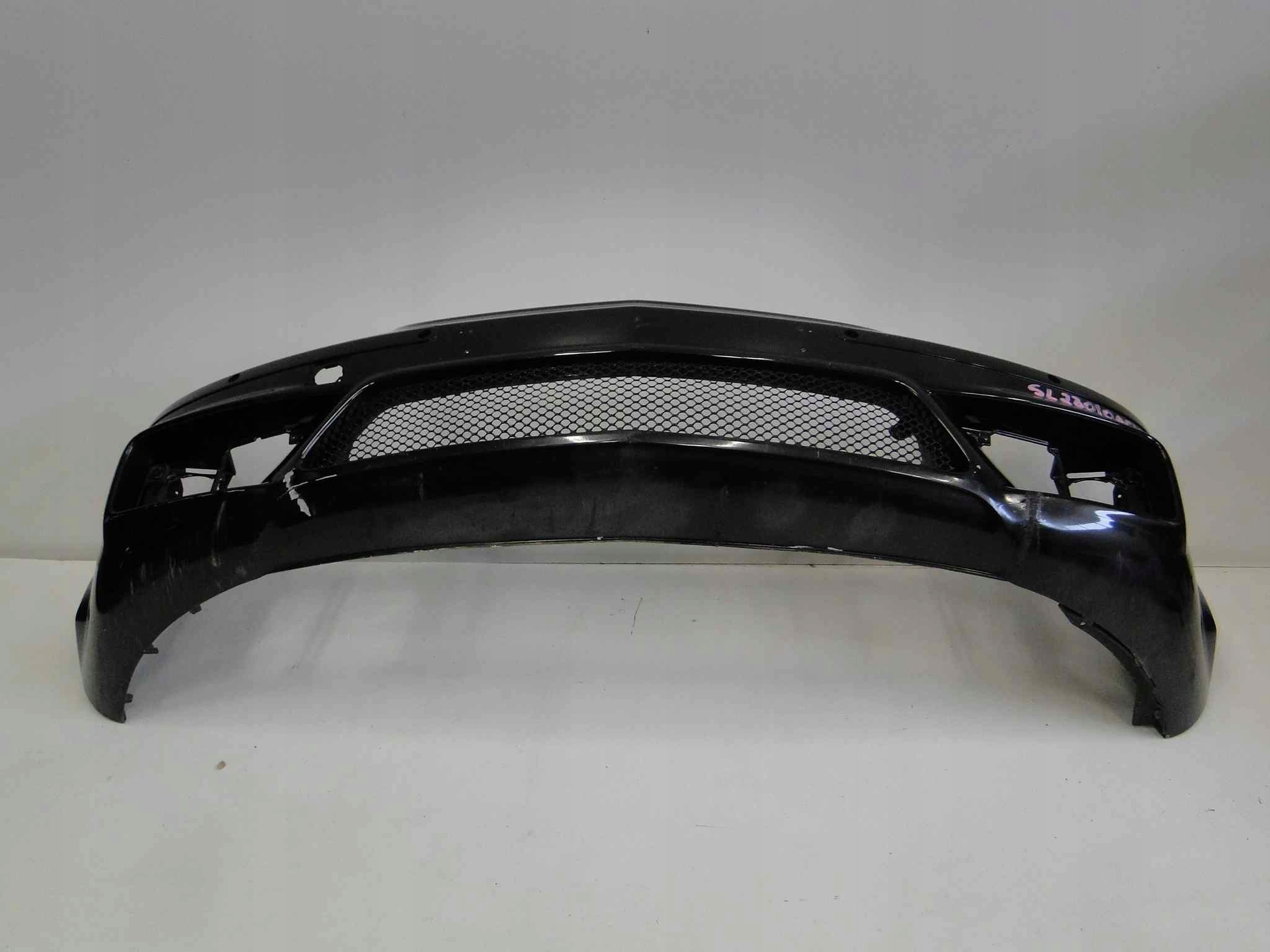 MERCEDES SL R230 230 ZDERZAK PRZEDNI NA CZUJNIKI PTS SPRYSKIWACZE 55 AMG Kolor czarny