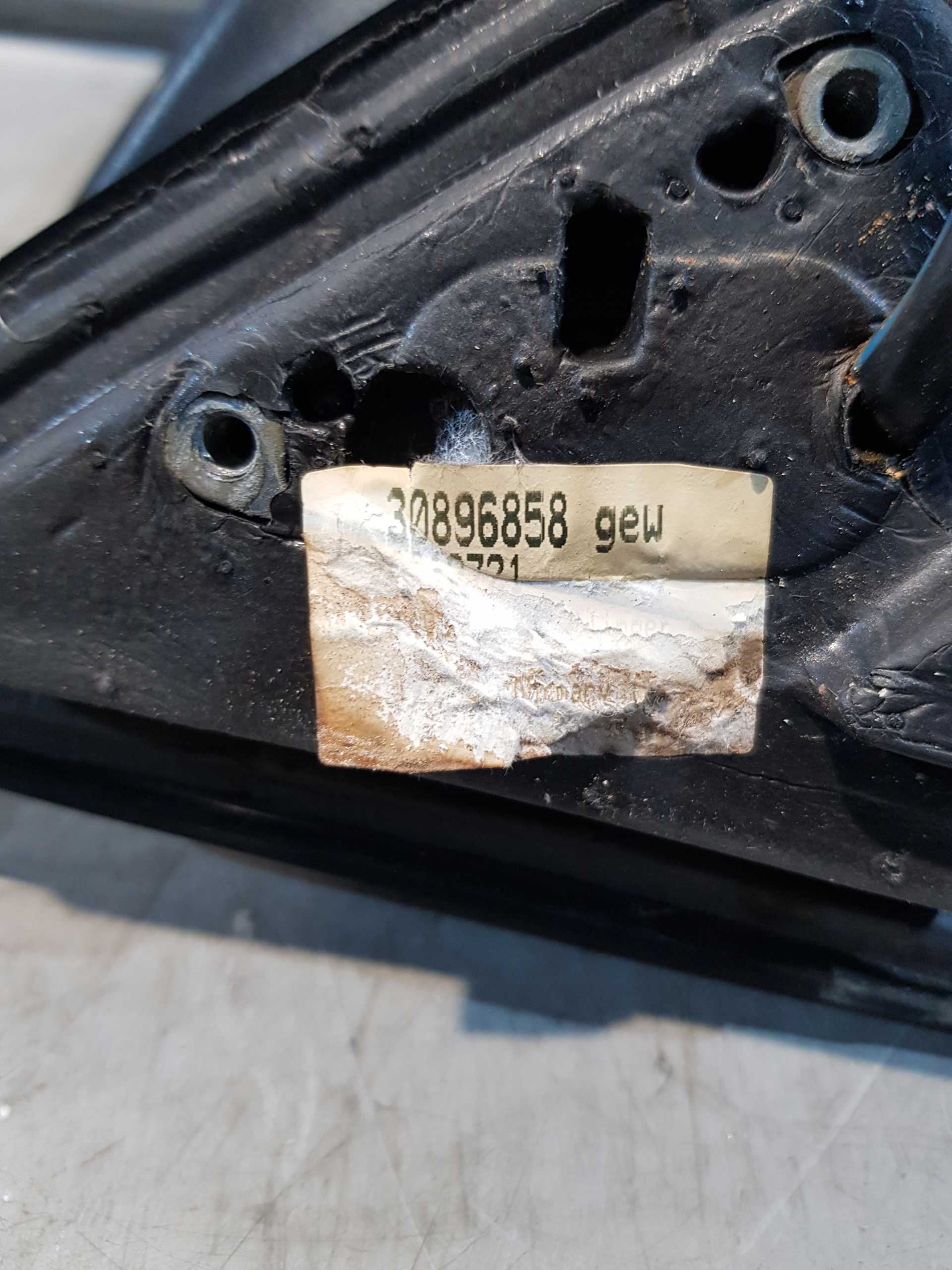 mirror exterior right 0117373 5PIN VOLVO V40