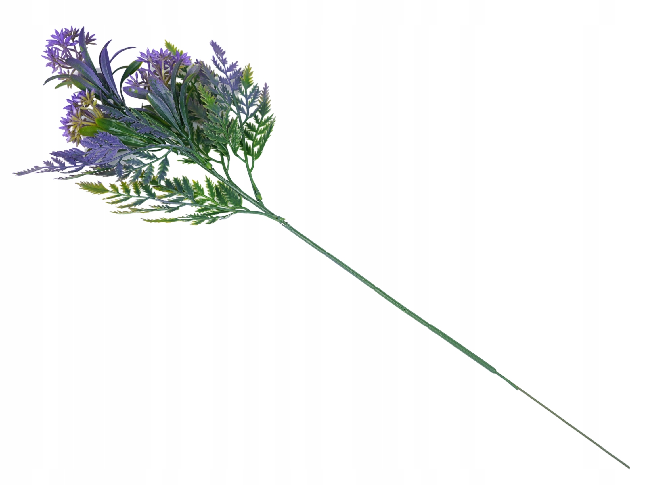 SZTUCZNA GAŁĄZKA ZIELONA DO STROIKÓW PIK 54cm SZTUCZNE LIŚCIE FIOLETOWY Marka Topoblu