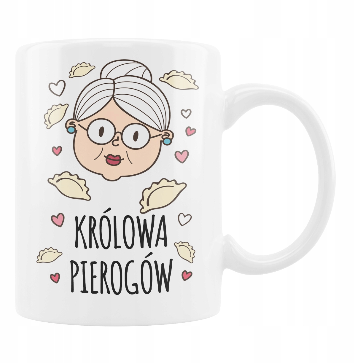 

Kubek Śmieszny Królowa Pierogów Babcia Dla Babci