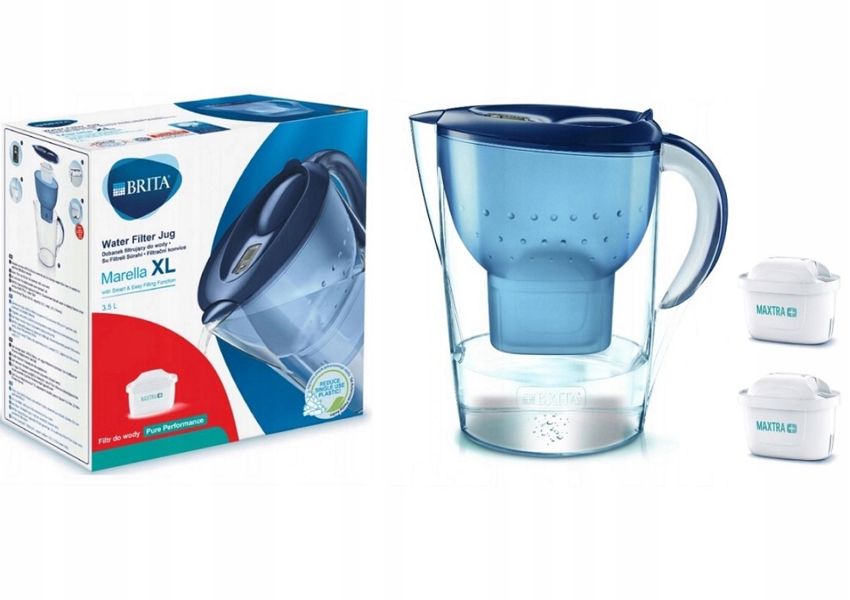 Dzbanek Filtrujący Brita XL Elektroniczny Wody Kranowej 3.5L Duży 2X Filtr