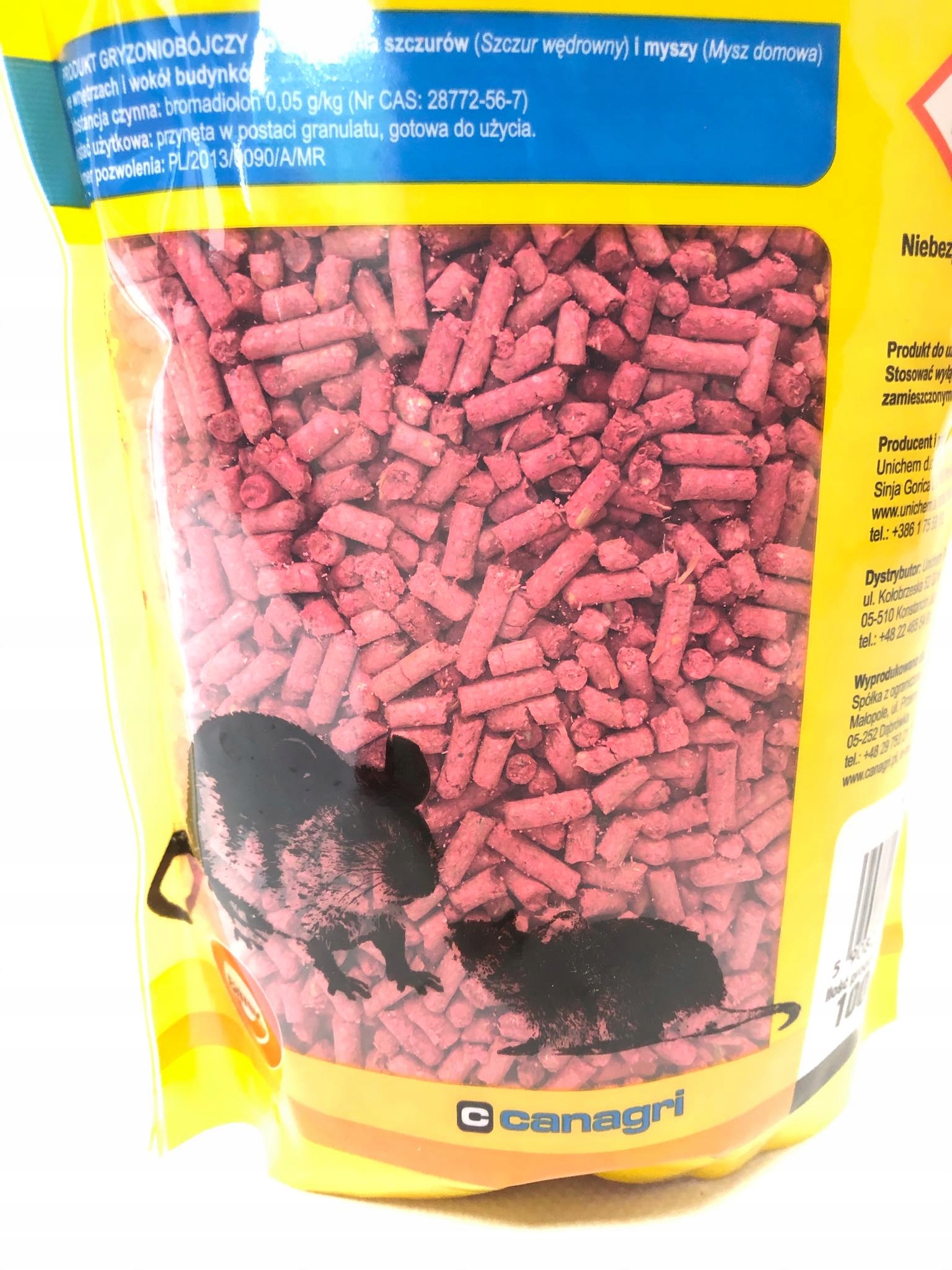 EXTRAT granulat trutka szczury myszy gryzonie 1kg