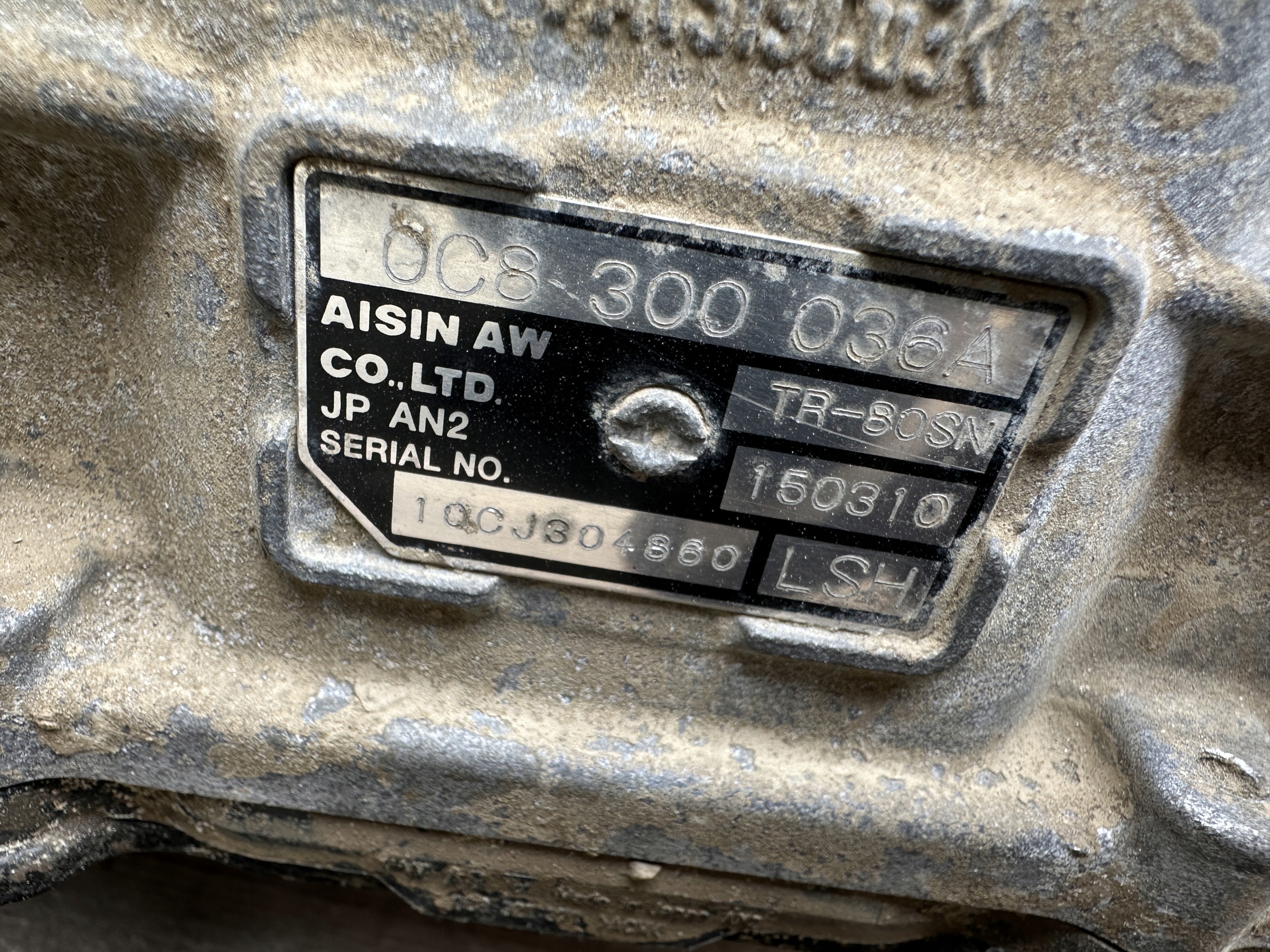 VW TOUAREG 7P engine 4.2FSI CGN gearbox LSH