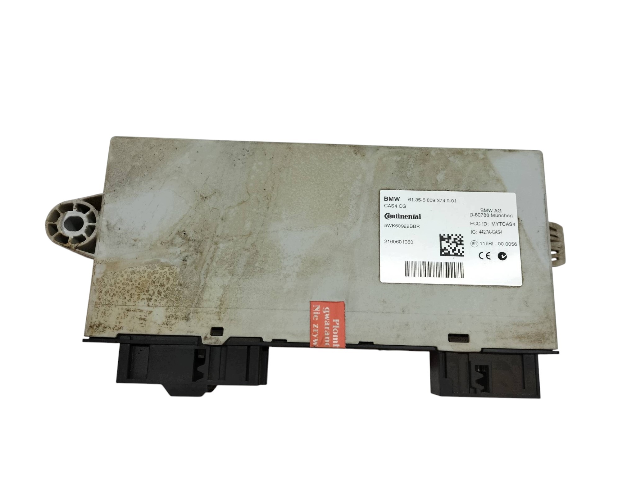 modulo 6809374 CAS4 CG Bmw Seria 5 VI (2010- ) F07/10/11