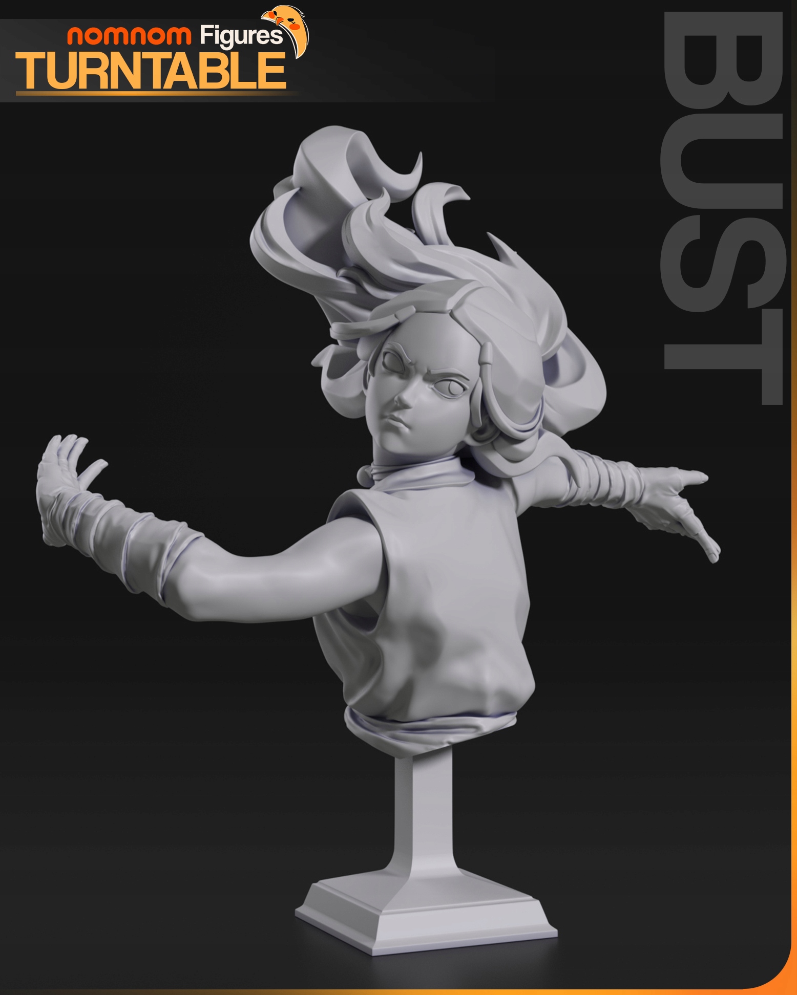 Figurka Katara Avatar The Last Airbender Popiersie NomNom Figures 3D tisk