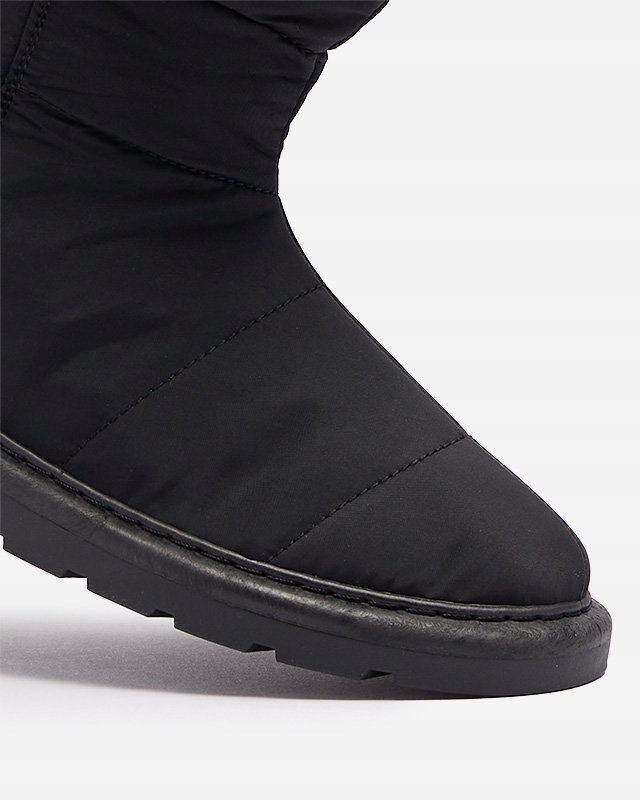 CZARNE BUTY ZIMOWE DAMSKIE ŚNIEGOWCE KALIOLI 40 Długość wkładki 25 cm