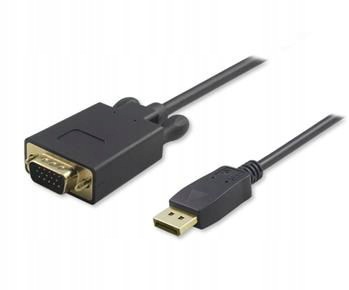 PremiumCord Kabel DisplayPort na Vga 2m M/M