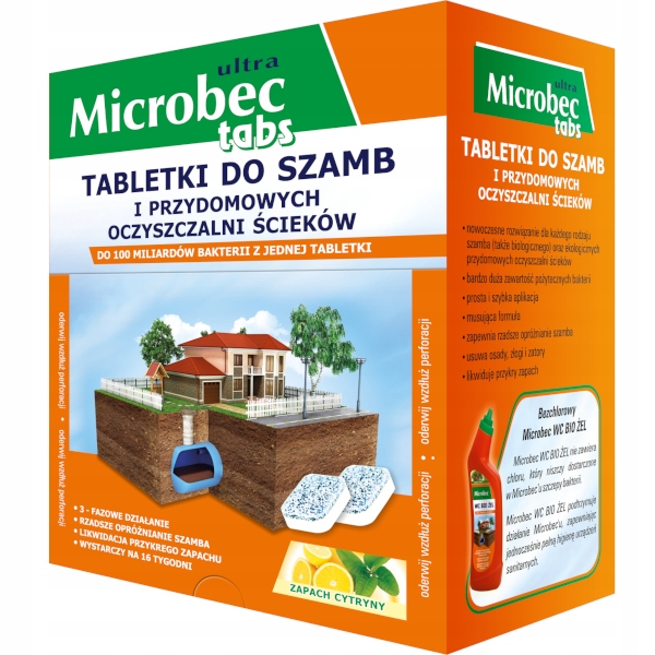 

Bros Microbec Tabletka do szamb 20g 1szt.