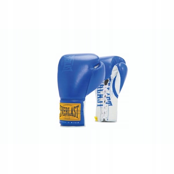 Boxerské Rukavice S Vázáním Everlast Blue 14 oz