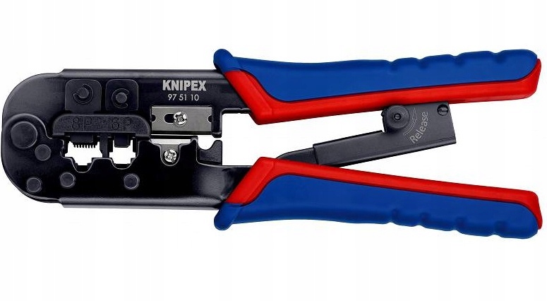 

Knipex 97 51 10 Zaciskarka RJ11/12 RJ45 wtyk tel.