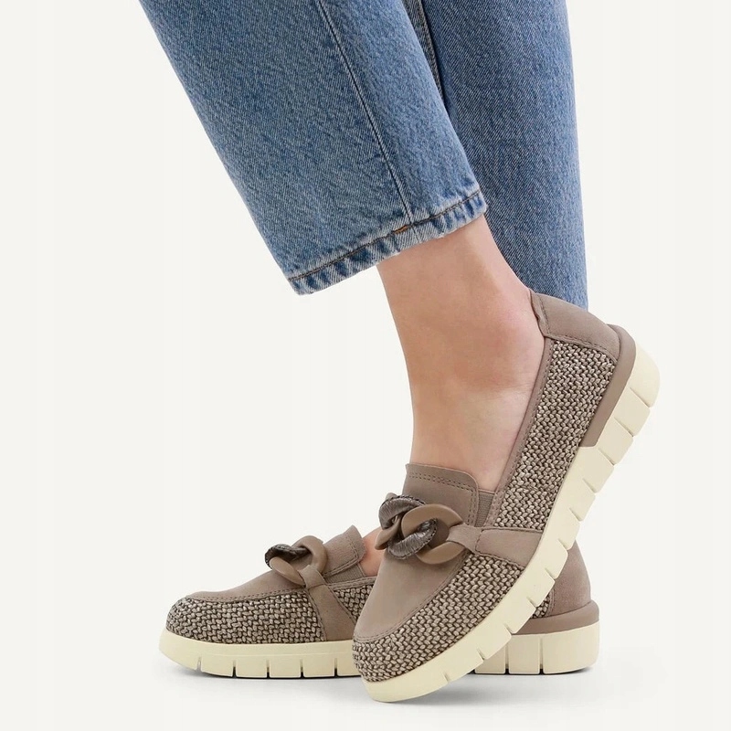 Pohodlné dámské polobotky Caprice 9-24704-46 Béžové 36