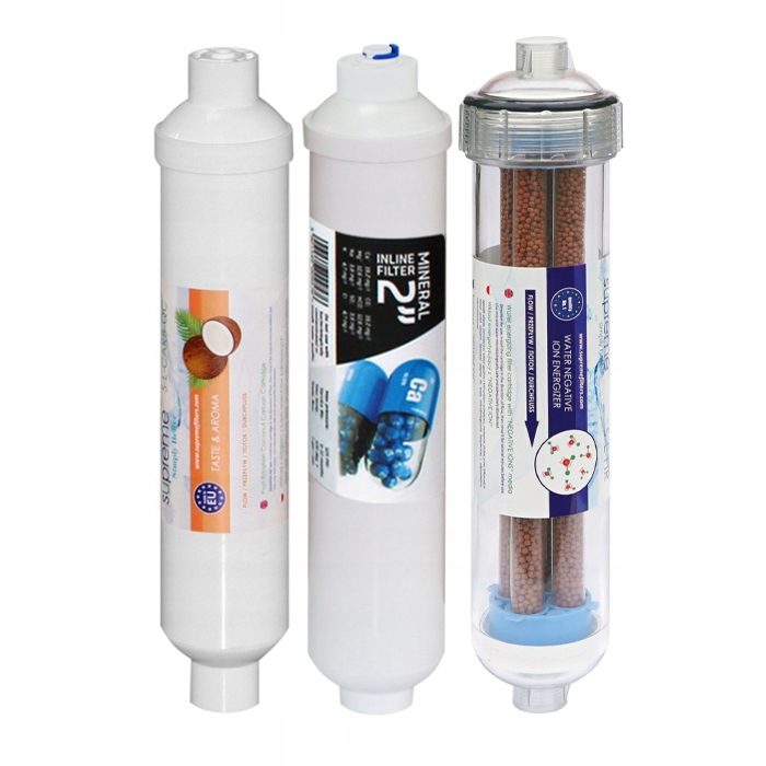 SUPREME PREMIUM KOMPLET WKŁADÓW OSMOZA RO7 QC Kolor dominujący biały