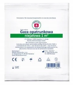 

Apteczka Abc Gaza opatrunkowa Niejałowa 17-nitkowa