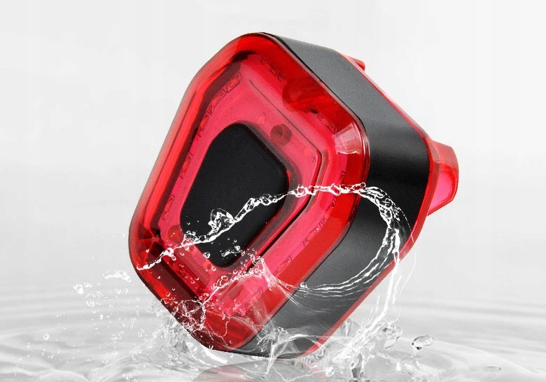 LAMPKA LED ROWEROWA AKUMULATOR TYŁ USB ŚWIATŁO CZERWONE 5 TRYBY WODOODPORNA Rodzaj tylne