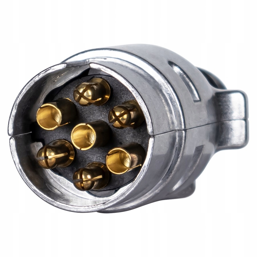 Wtyczka 7 Pinowa Gniazda Przyczepy Aluminiowa Metalowa 12 V