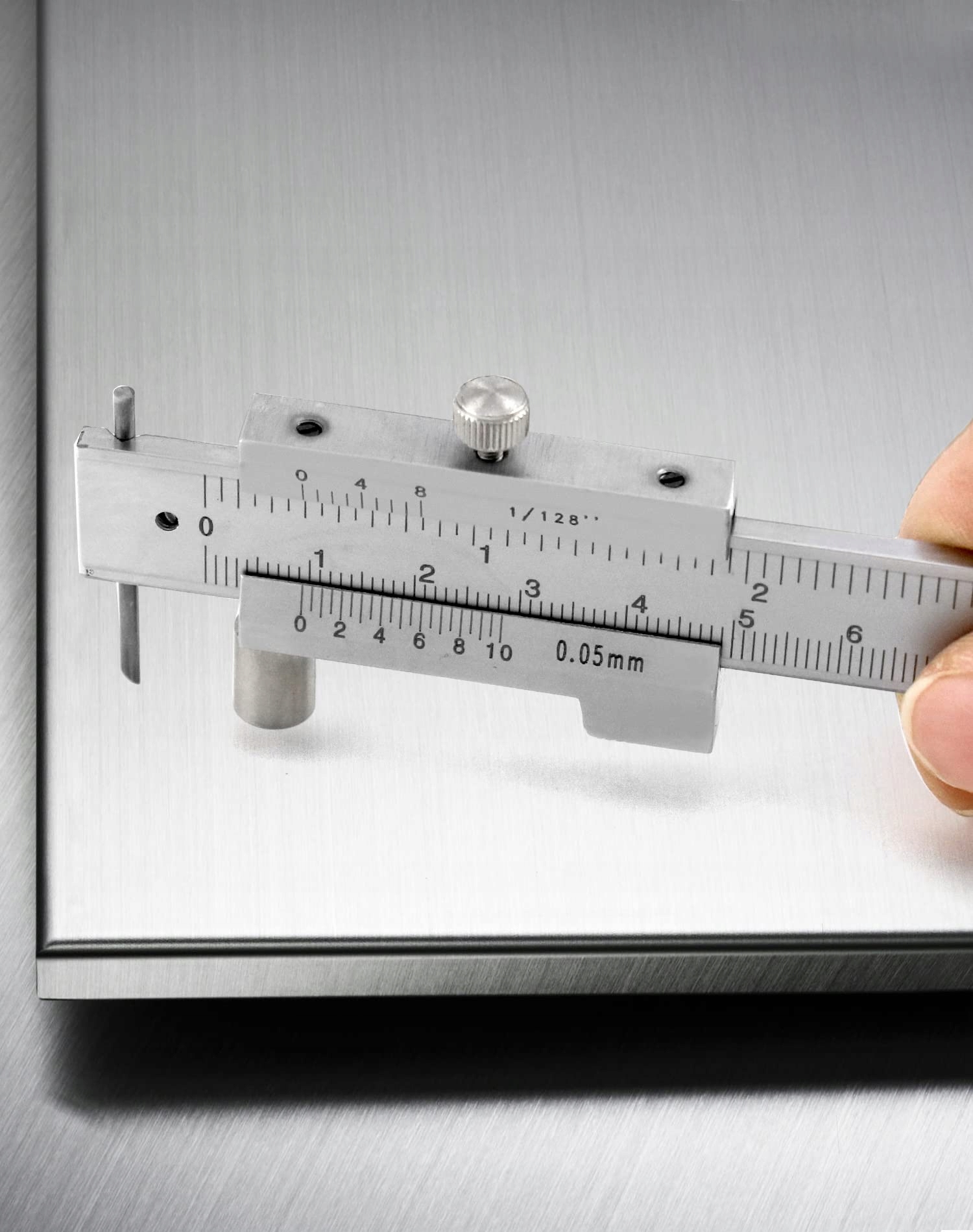 QWORK Suwmiarka Ze Stali Nierdzewnej 0-20 cm Narzędzie Pomiarowe — miniatura 5