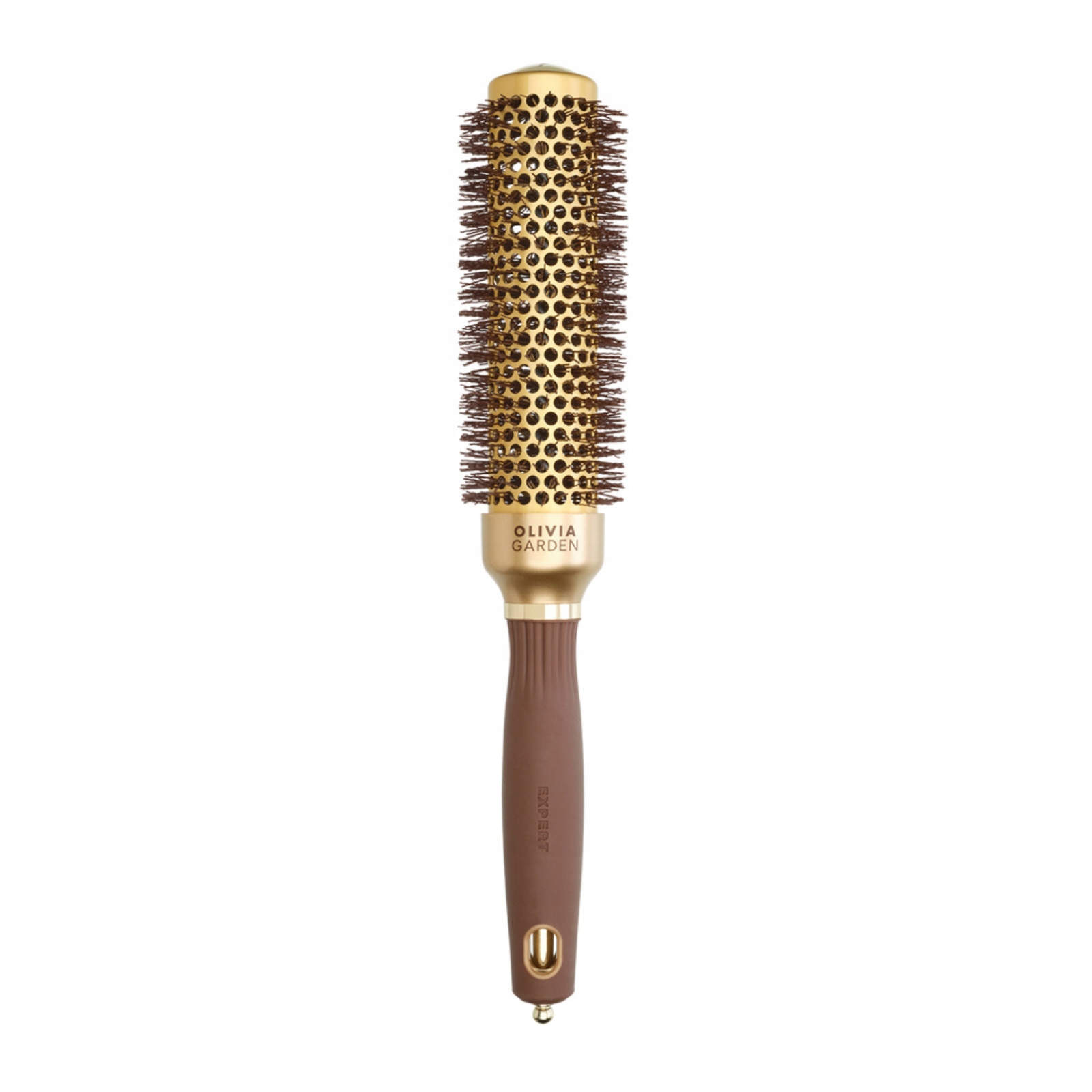 Olivia Garden Expert Blowout Speed Wavy Bristles Gold&brown 35 kartáč